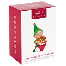 Load image into Gallery viewer, North Pole Tree Trimmers Ornament- 12th in the North Pole Tree Trimmers Series
