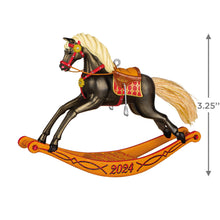 Load image into Gallery viewer, Rocking Horse Memories 2024 Ornament - 5th in the Rocking Horse Memories Series
