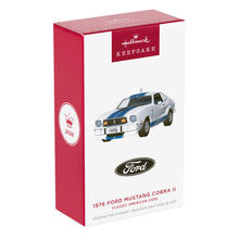 Load image into Gallery viewer, Classic American Cars 1976 Ford Mustang Cobra II 2026 Metal Ornament
