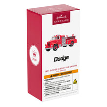 Load image into Gallery viewer, Fire Brigade 1973 Dodge C800 Fire Engine 2026 Ornament With Light- 24th in series
