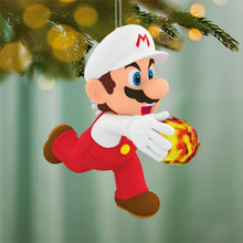 Load image into Gallery viewer, Nintendo Powered Up With Mario Fire Mario Ornament

