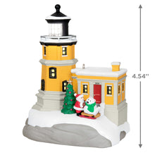 Load image into Gallery viewer, Holiday Lighthouse 2024 Ornament With Light

