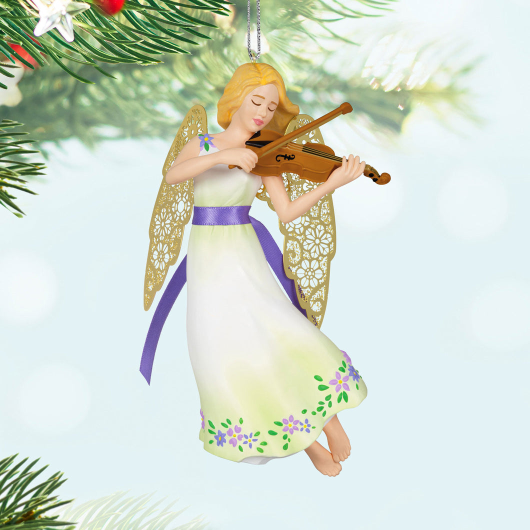 Christmas Angels Melody Ornament - 7th in the Christmas Angels Series