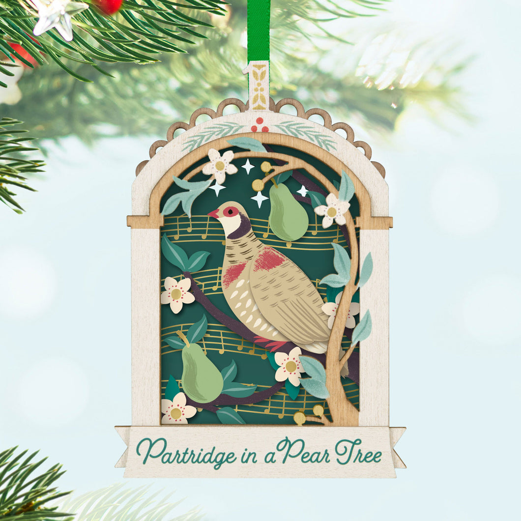 Twelve Days of Christmas Papercraft Ornament- NEW FIRST IN SERIES