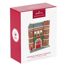 Load image into Gallery viewer, Keepsake Korners Firehouse -42nd in the Nostalgic Houses and Shops series
