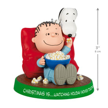 Load image into Gallery viewer, The Peanuts® Gang Christmas Is...Watching Holiday Movies Together Ornament - 3rd in series
