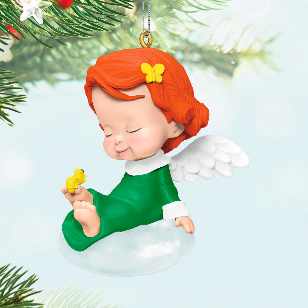 Mary's Angels Hydrangea -38th in the Mary's Angels Keepsake Ornament series.