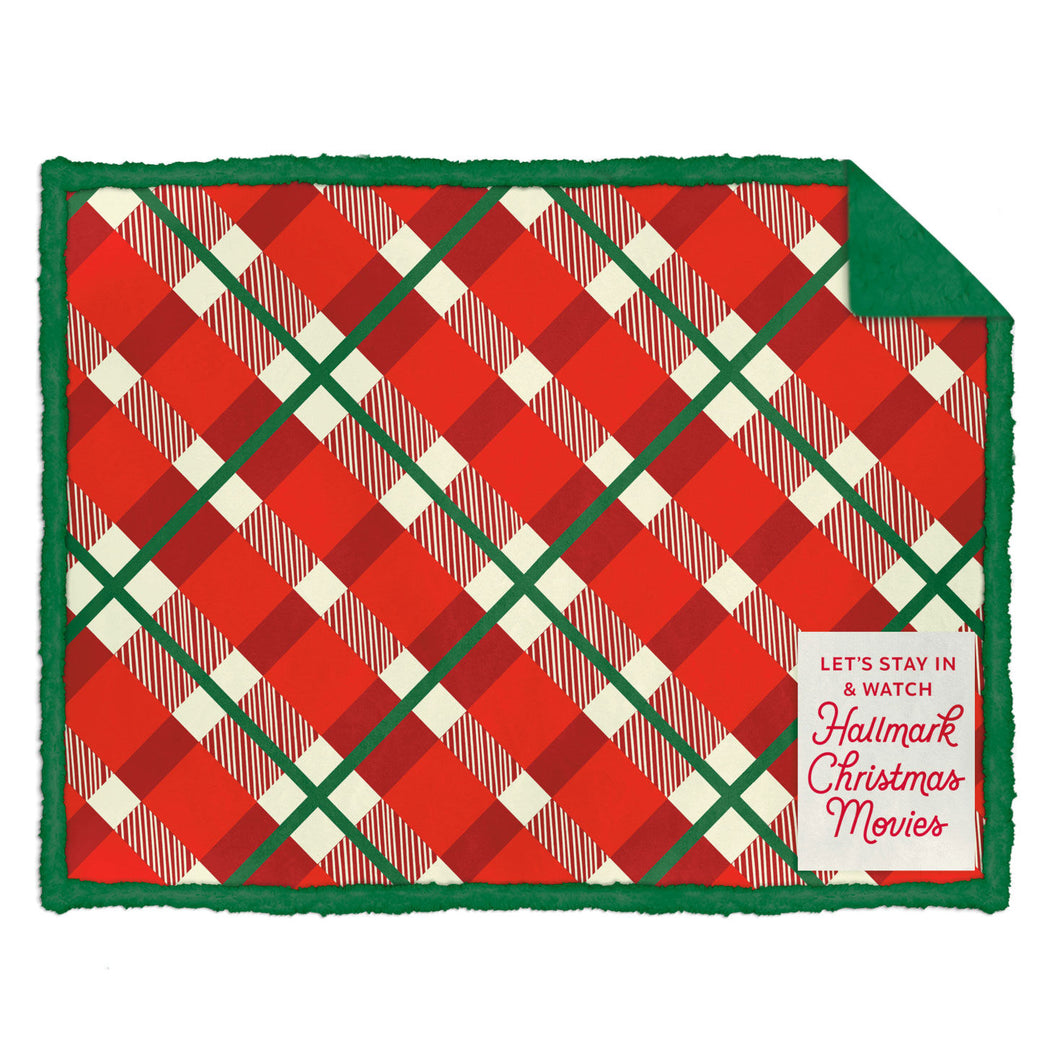 Hallmark Channel Let's Stay In Oversized Throw Blanket, 80x60