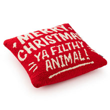Load image into Gallery viewer, Home Alone Ya Filthy Animal Throw Pillow, 16x16
