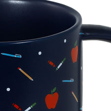 Load image into Gallery viewer, School Supplies Navy Teacher Mug 16 oz.
