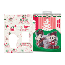 Load image into Gallery viewer, Hallmark + Disney Holiday Ever After Mickey and Minnie Hallmark Ornaments, Set of 2
