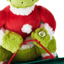 Load image into Gallery viewer, Dr. Seuss&#39;s How the Grinch Stole Christmas!™ Grinch on Sled Musical Plush With Motion, 9.5&quot;
