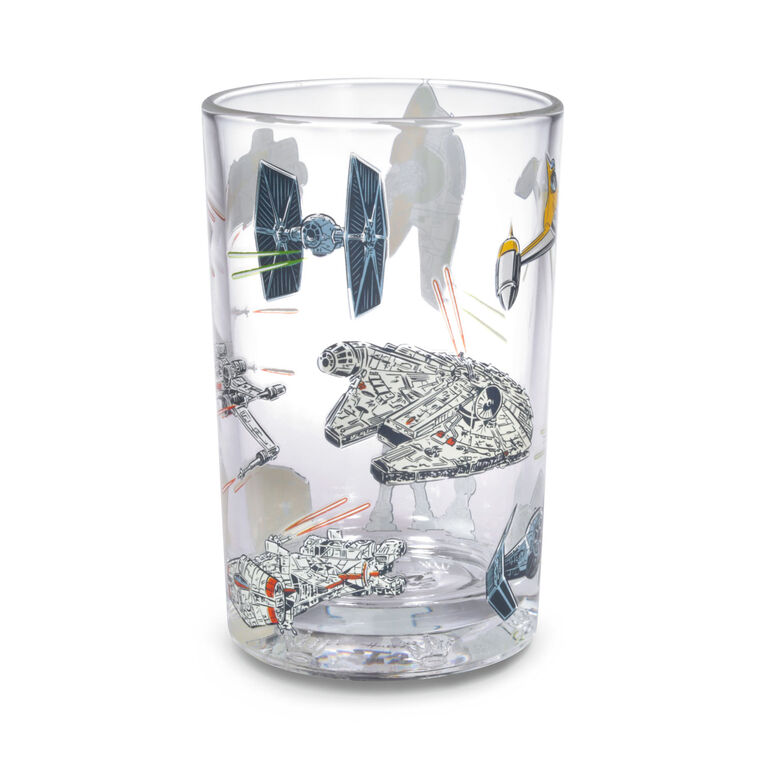 Star Wars Starships Collector Glass Full glass design  image number 2 Star Wars™ Starships Collectible Drinking Glass, 13.5 oz.