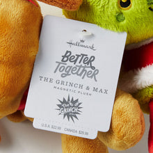 Load image into Gallery viewer, Better Together Dr. Seuss™ Grinch and Max Magnetic Plush Pair, 6&quot;
