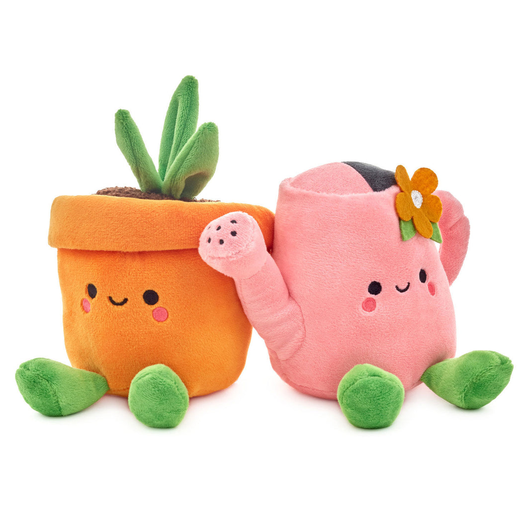 NEW -Better Together Watering Can and Plant Magnetic Plush Pair, 4.5