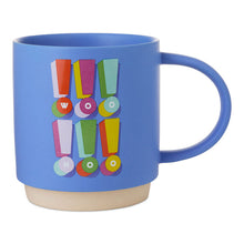 Load image into Gallery viewer, Woo Hoo Exclamation Points Mug, 16 oz.
