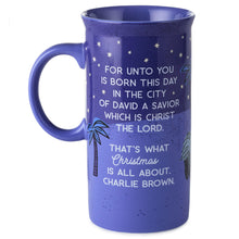 Load image into Gallery viewer, Peanuts® Shepherd Linus and Sheep Snoopy Nativity Scene Mug, 17.5 oz.
