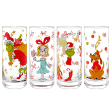 Load image into Gallery viewer, Dr. Seuss&#39;s How the Grinch Stole Christmas!™ Drinking Glasses, Set of 4
