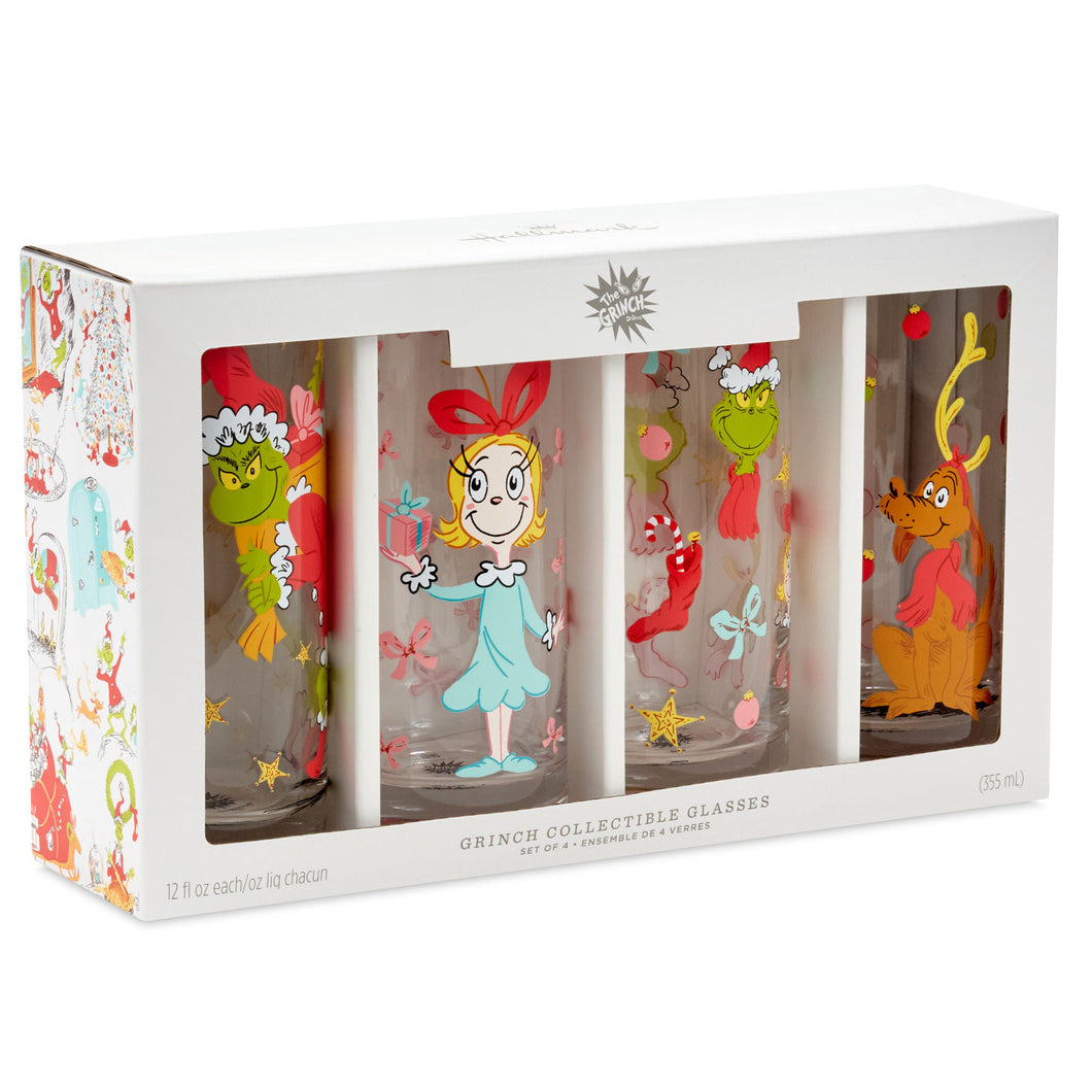 Dr. Seuss's How the Grinch Stole Christmas!™ Drinking Glasses, Set of 4
