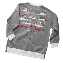 Load image into Gallery viewer, Hallmark Channel Comfy Cozy Merry Gray Sweatshirt
