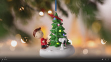 Load and play video in Gallery viewer, The Peanuts® Gang The Kite-Eating Christmas Tree Ornament With Light
