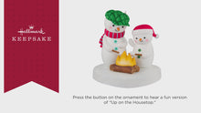 Load and play video in Gallery viewer, Roasting Marshmallows 2025 Musical Ornament
