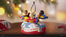 Load and play video in Gallery viewer, The Peanuts® Gang Off to the Races! Musical Ornament With Motion
