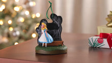 Load and play video in Gallery viewer, Disney Alice in Wonderland and the Cheshire Cat Ornament With Light
