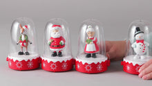 Load and play video in Gallery viewer, Holiday Happy Tappers Musical Figurines With Motion, Set of 4
