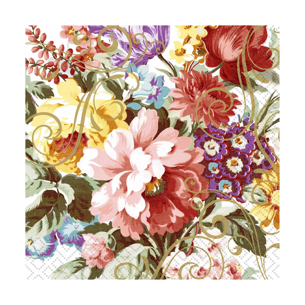 Ornate florals - Luncheon Napkin