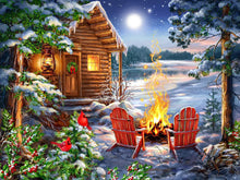 Load image into Gallery viewer, Christmas Cabin 500 Piece Jigsaw Puzzle
