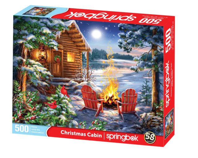Christmas Cabin 500 Piece Jigsaw Puzzle