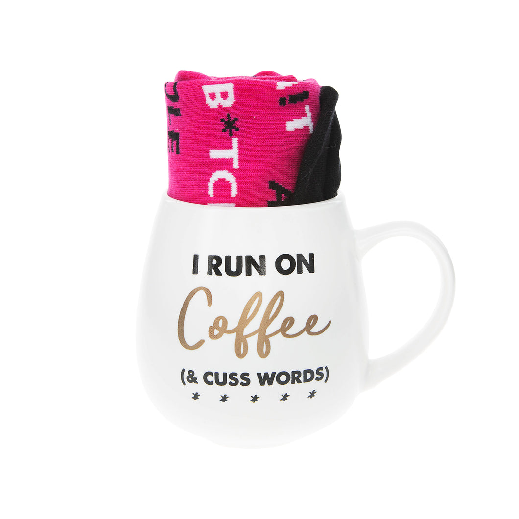 I run on coffee (& cuss words)