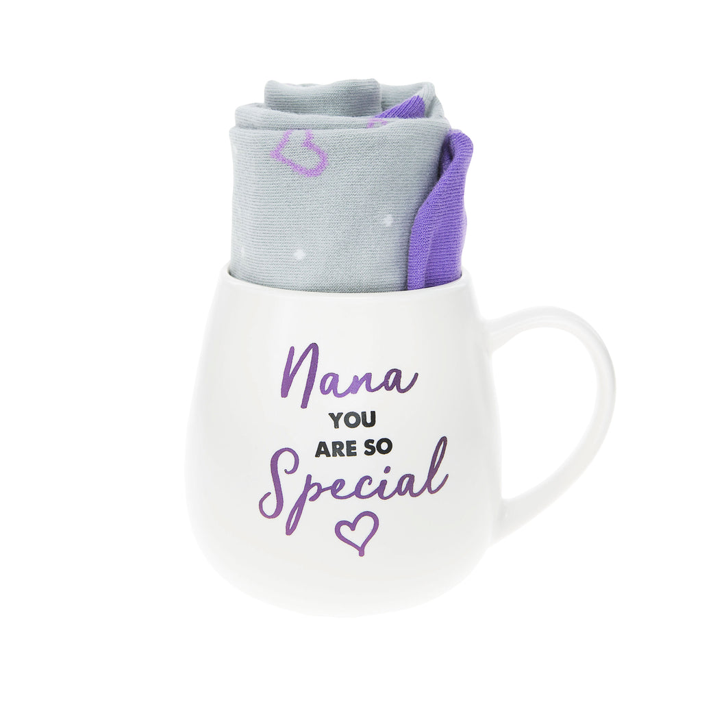 Nana you are so special - 15.5 oz Mug and Sock Set