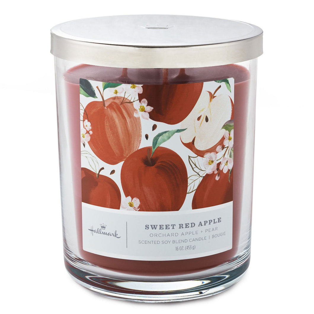 Sweet Red Apple 3-Wick Jar Candle, 16 oz.