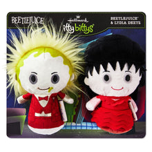 Load image into Gallery viewer, itty bittys® Beetlejuice™ and Lydia Deetz Plush, Set of 2
