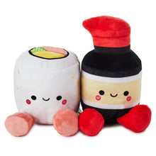 Load image into Gallery viewer, Better Together Sushi and Soy Sauce Magnetic Plush, 5.25&quot;
