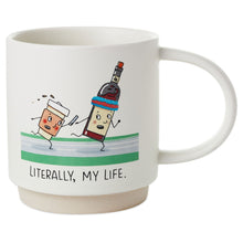 Load image into Gallery viewer, Coffee and Wine Relay Funny Mug, 16 oz
