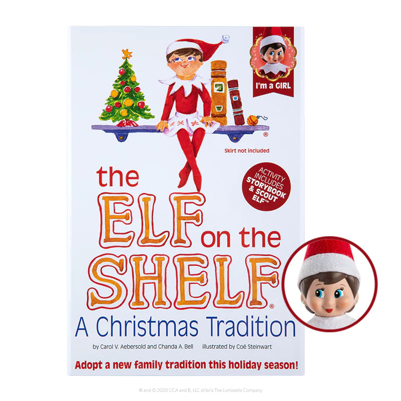 THE ELF ON THE SHELF®: A CHRISTMAS TRADITION Light Skin Girl