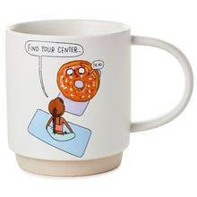 Load image into Gallery viewer, Find Your Center Yoga Funny Mug, 16 oz.
