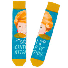 Load image into Gallery viewer, Blanche The Golden Girls Center of Attention Novelty Crew Socks
