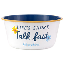 Load image into Gallery viewer, Gilmore Girls Life&#39;s Short, Talk Fast Popcorn Bowl
