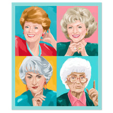 Load image into Gallery viewer, The Golden Girls Portrait Blanket, 50x60
