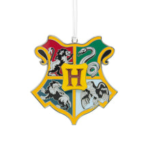 Load image into Gallery viewer, Harry Potter™ Hogwarts™ Crest Metal With Dimension Hallmark Ornament

