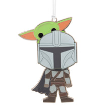 Load image into Gallery viewer, Star Wars: The Mandalorian™ and Grogu™ Metal With Dimension Hallmark Ornament
