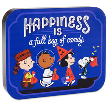 Load image into Gallery viewer, Peanuts® Happiness Is a Full Bag of Candy Quote Sign, 9.5x7
