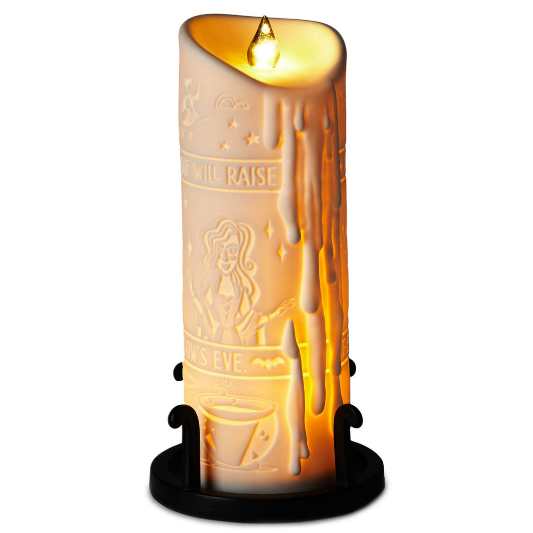 Disney Hocus Pocus Black-Flame Flameless Candle