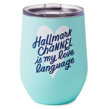 Load image into Gallery viewer, Hallmark Channel Love Language Insulated Wine Tumbler, 12 oz.
