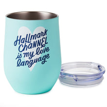 Load image into Gallery viewer, Hallmark Channel Love Language Insulated Wine Tumbler, 12 oz.
