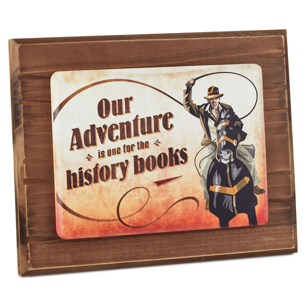 Indiana Jones™ Our Adventure Wood Quote Sign, 11x9